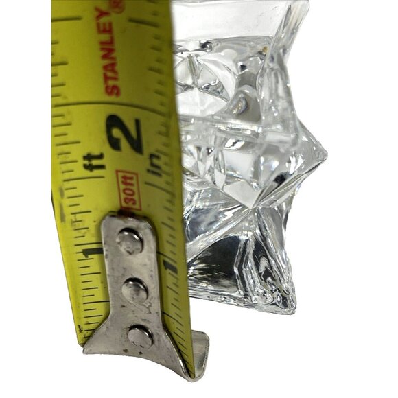 Vintage Star Michael C Fina Fifth Avenue Lead Crystal Candle Holders w/ Box - Picture 7 of 7